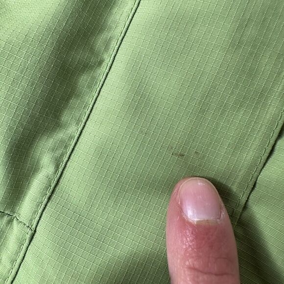 Vintage LL Bean Jacket Womens Sz S Green 3-in-1 Outer Shell Only Ripstop Outdoor - Picture 11 of 16